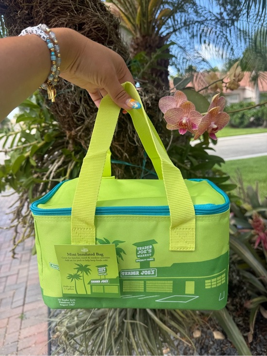 Trader Joe'S Handbags - NWT | Trader Joe's Lime Green Mini Insulated Bag